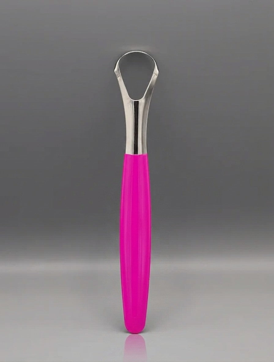 Tongschraper Roestvrijstaal Roze