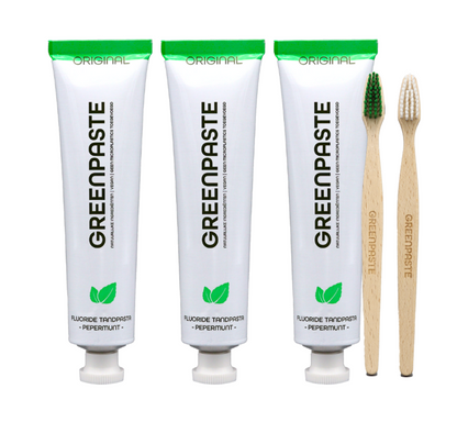 Original pepermunt met tandenborstels - Gratis verzending