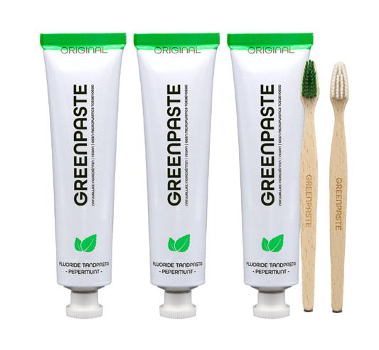 Original pepermunt met tandenborstels - Gratis verzending