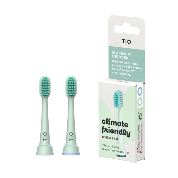 TIOSONIK Duurzame Sonicare Opzetborstels - 90% bio-based - 2 stuks